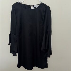 Black Flared sleeve Women's Dress M